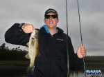 Warren with a bass