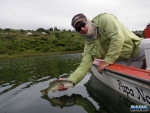 Nick releasing a bass