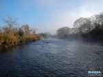 A misty Umkomaas river