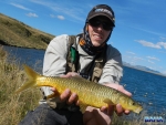 Warren Prior with a smallmouth yellowfish