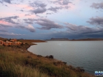 Sunset over the Sterkfontein chalets