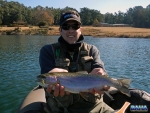 Warren\'s first fish - phew