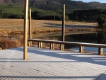 A frozen deck at McKenzies