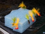 A few of our home tied flies