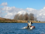 Niell landing a fish at McKenzies