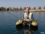Richard with a nice rainbow trout