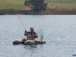 Alan having some fun on the water