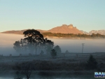 A misty morning at The Old Hatchery