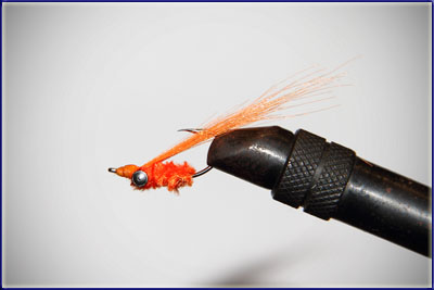 Step 7 of tying a Crazy Charlie